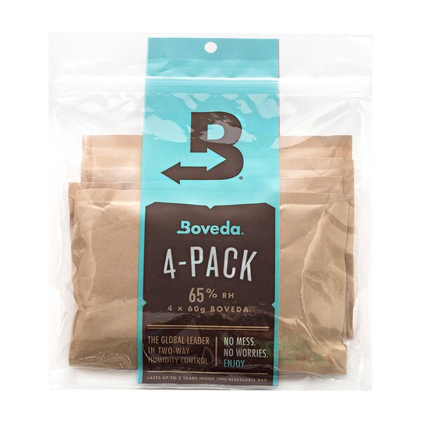 Boveda - Tobacco Humidity Control Size 67 - 58% RH - High Absorbancy - Pack of 4 - Quecan