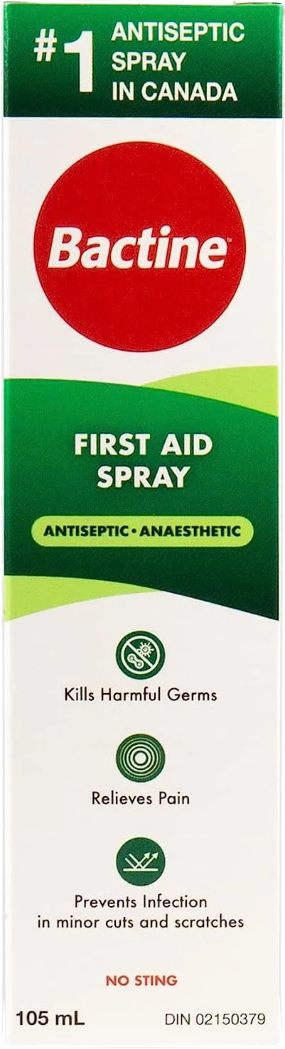 Bactine Antiseptic Anaesthetic First Aid Spray (105mL x 6 Pk. ) - Quecan