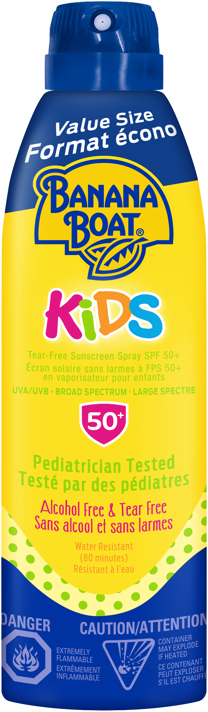 Banana Boat Kids Tear-Free Sunscreen Spray SPF 50+ 226g - Quecan