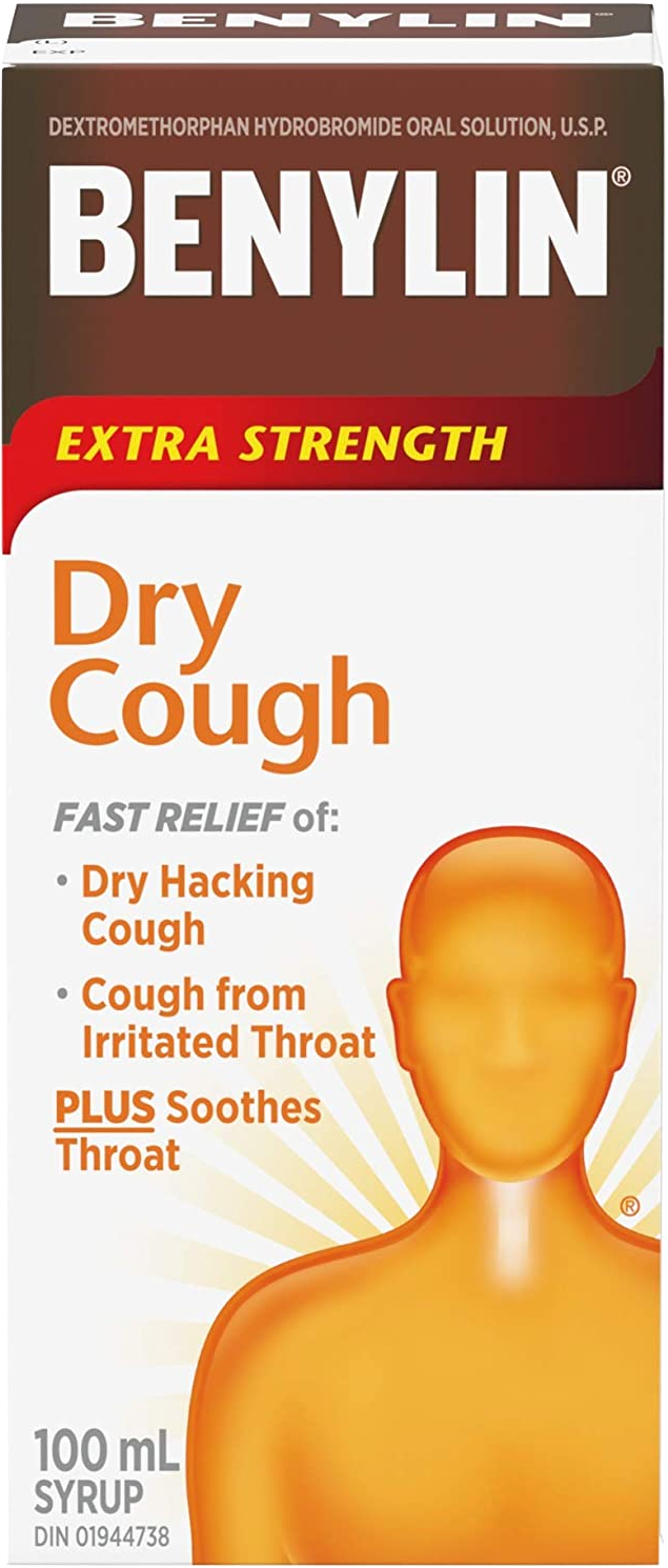 Benylin Extra Strength Cough Dry Cough Syrup 100ml. - Quecan