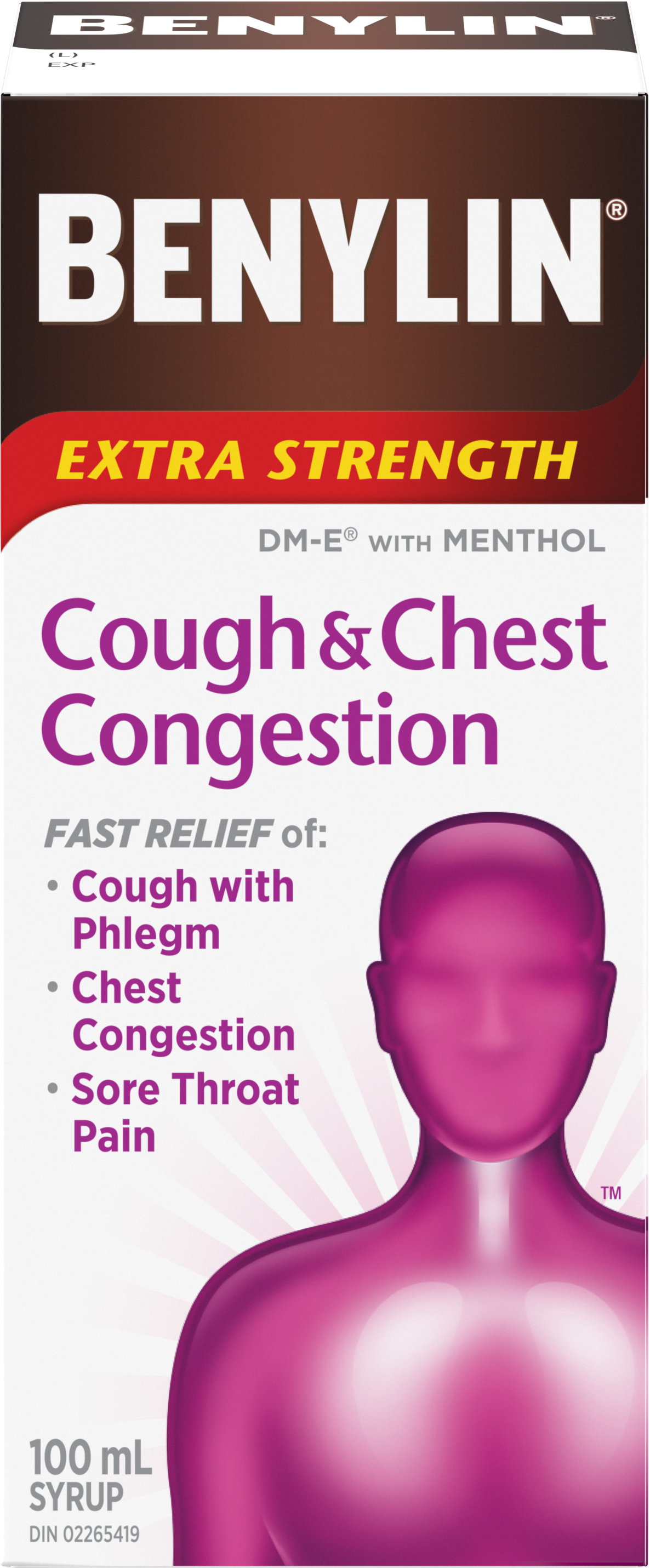 Benylin Extra Strength Cough Chest Congestion Syrup 100mL Quecan Benylin Extra Strength Cough Chest Congestion Syrup 100mL Quecan