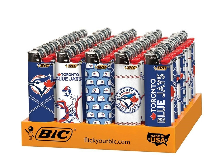 BiC Lighter - MLB Toronto Blue Jays (Pack of 50) - Quecan