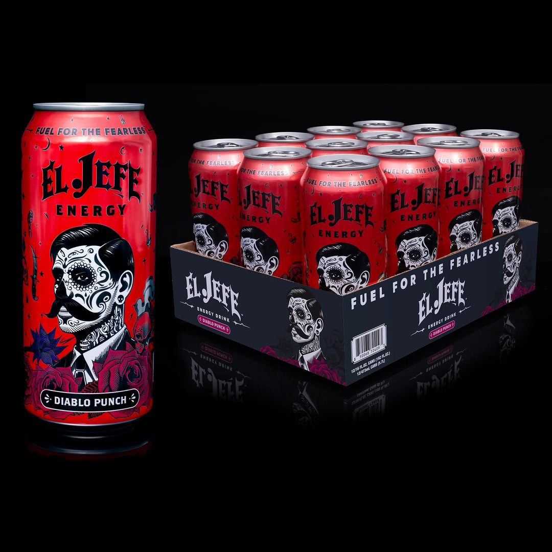 El Jefe Energy Drink (12 x 473 mL) (Can Dep.) - Quecan