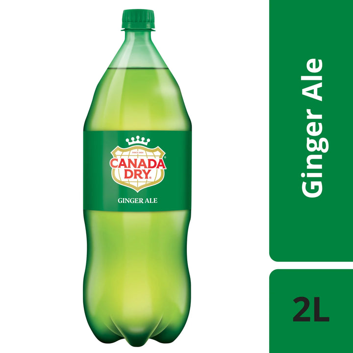 Canada Dry Ginger Ale - Soft Drink (8 x 2L) (Can Dep) - Quecan