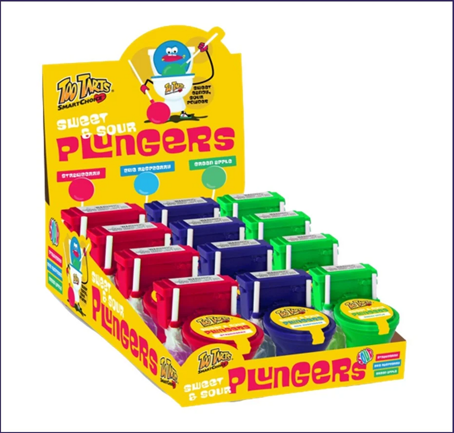 Too Tarts Sweet & Sour Plungers (Pack of 12) - Quecan