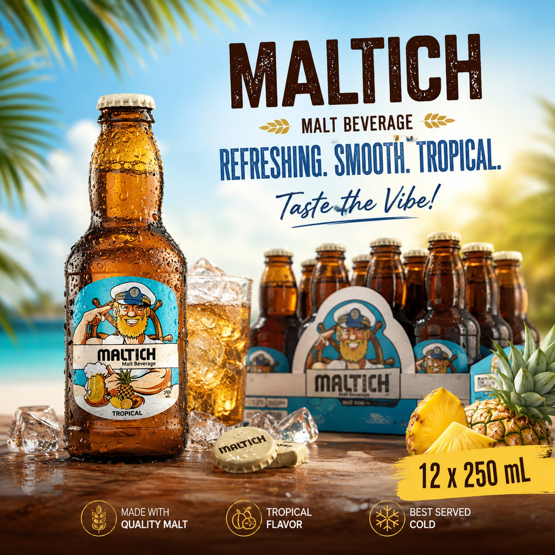 Maltich Malt Beverage (12 x 250 mL) - Quecan