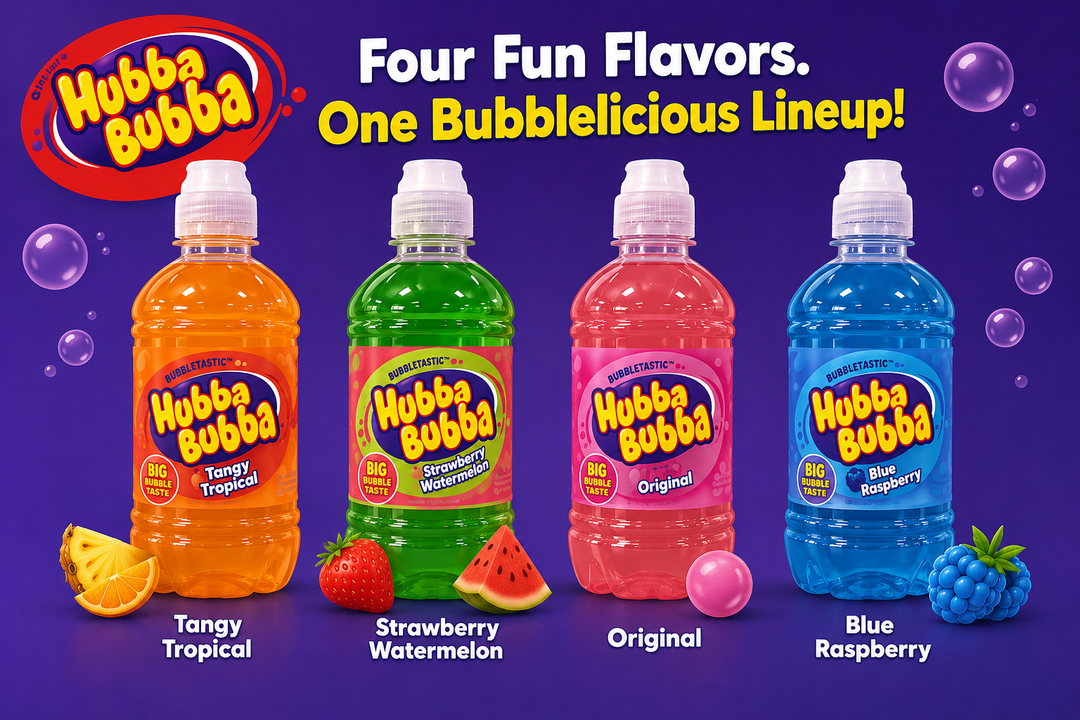 Wrigley's Hubba Bubba Flavored Water (12 x 296mL) (Can Dep.)