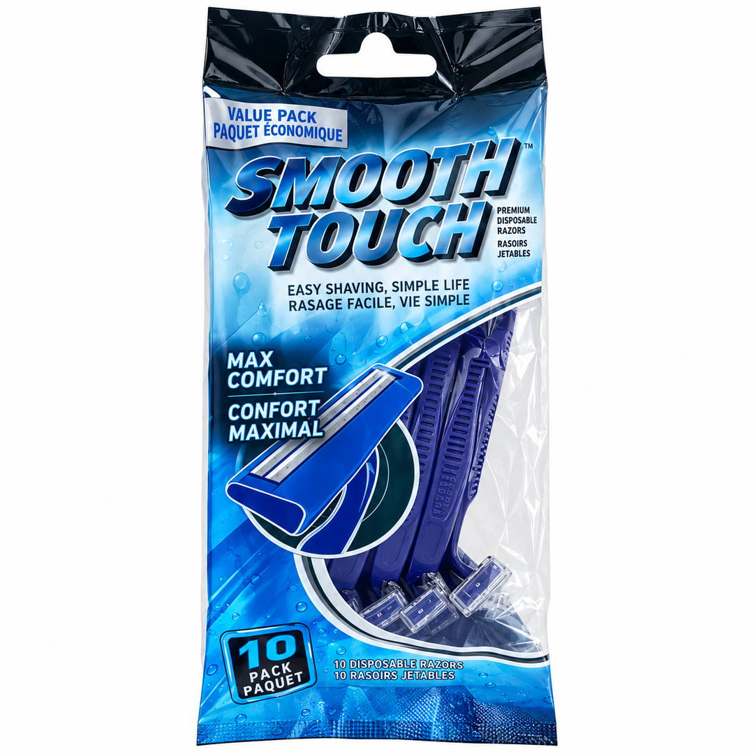 Smooth Touch Twin Blade Razors (Pack of 10)