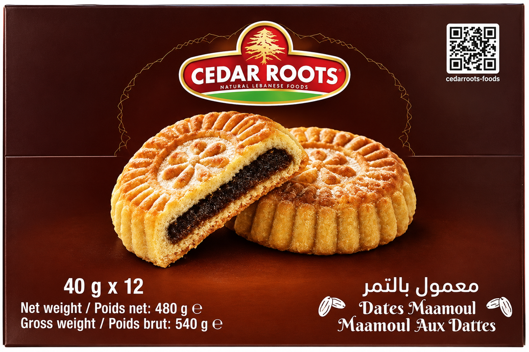 Cedar Roots Dates Maamoul (12 x 40g)