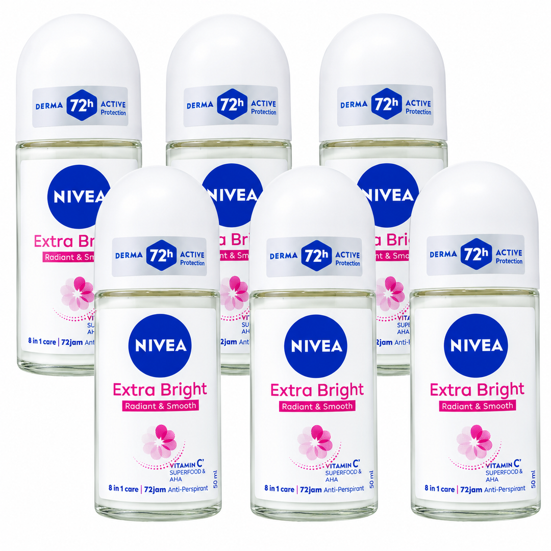 Nivea Roll On Anti Perspirant Deodorant (6 x 50mL)