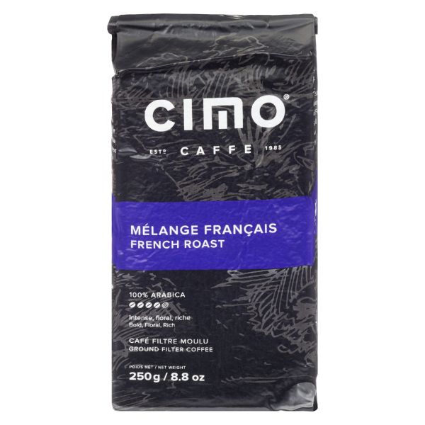 Café moulu Cimo - Torréfaction française (250g)