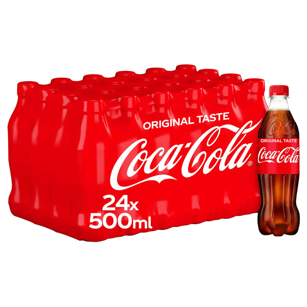 Coca-Cola - Soft Drink (24 x 500ml) (Can Dep) - Quecan red