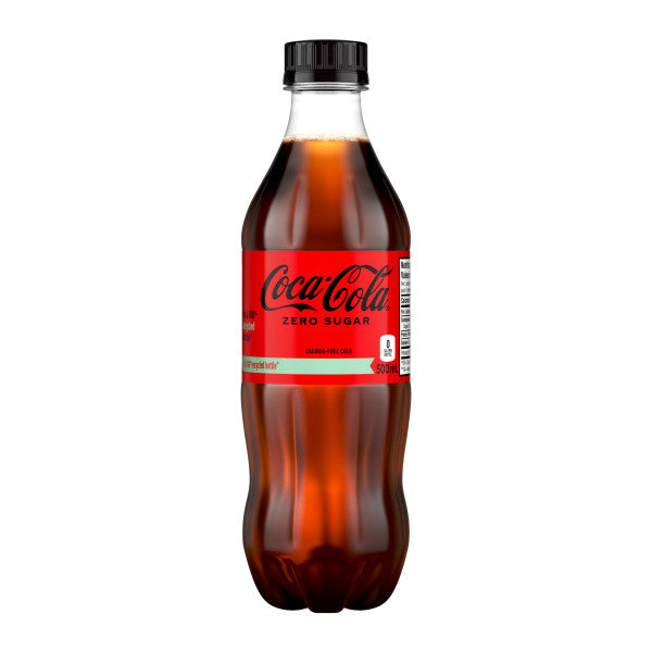 Coca-Cola Zero Sugar - Soft Drink (24 x 500ml) (Can Dep)