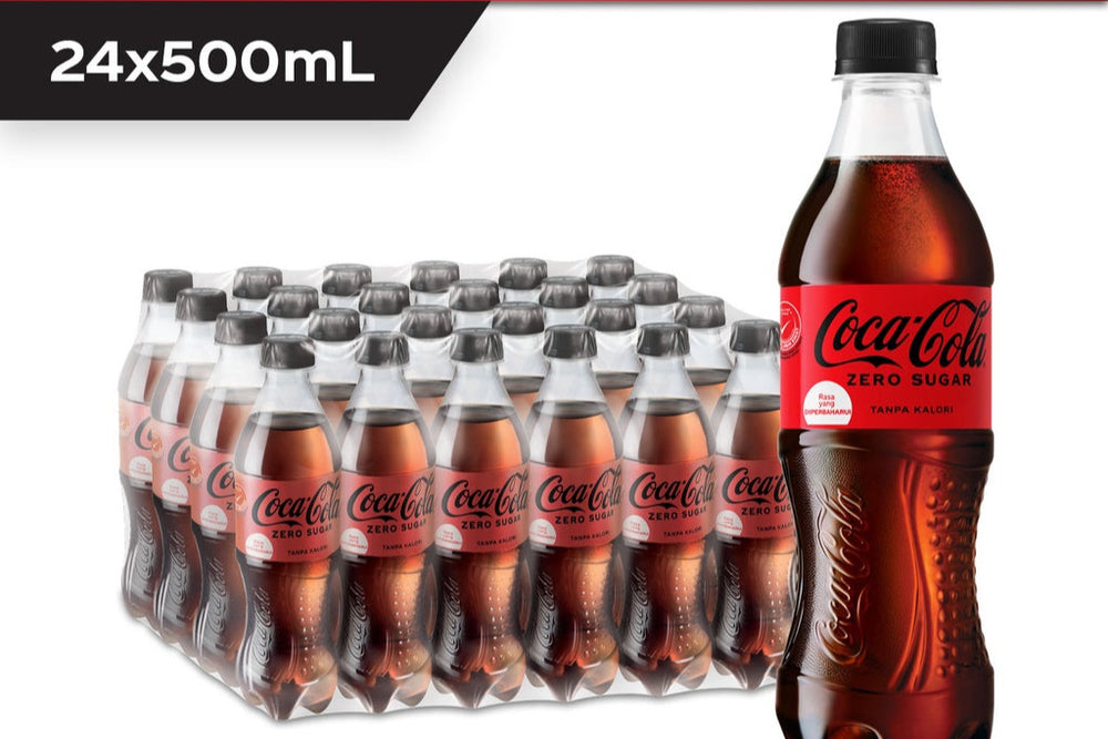 Coca-Cola Zero Sugar - Soft Drink (24 x 500ml) (Can Dep) - Quecan case