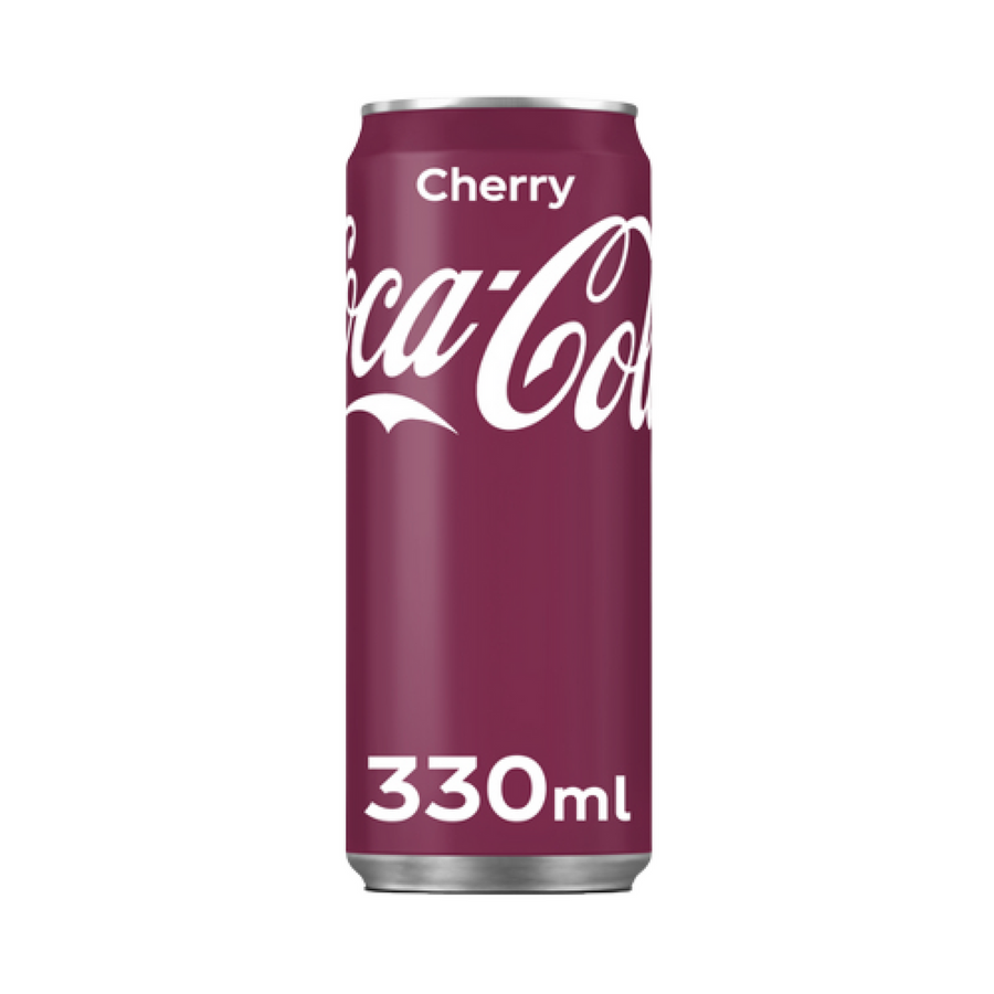 Coca-Cola - Cherry (24 x 330ML) (Can Dep) - Quecan
