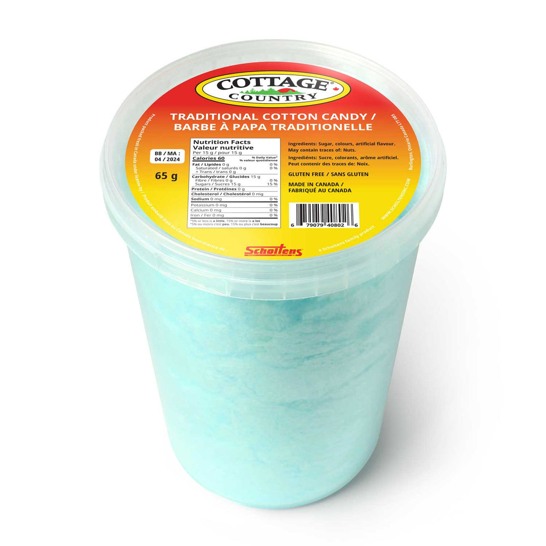Cottage Country Traditional Cotton Candy (65g) - Quecan