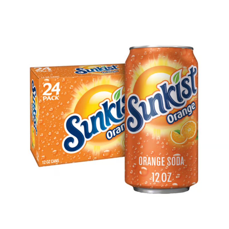 Sunkist Strawberry Orange (12x355ml) (Can Dep)