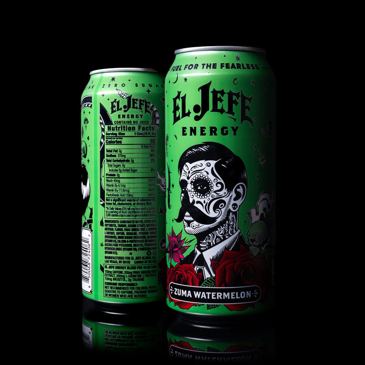 El Jefe Energy Drink (12 x 473 mL) (Can Dep.) - Quecan