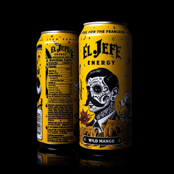 El Jefe Energy Drink (12 x 473 mL) (Can Dep.) - Quecan
