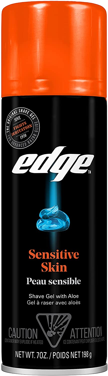 Edge Sensitive Skin Shave Gel With Aloe 198g - Quecan