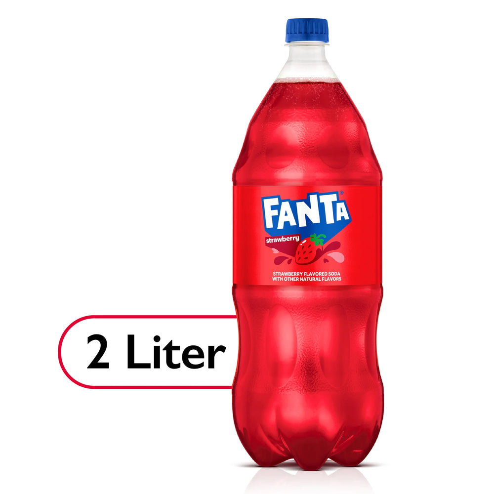 Fanta Strawberry - Soft Drink (8 x 2L) (Can Dep) - Quecan
