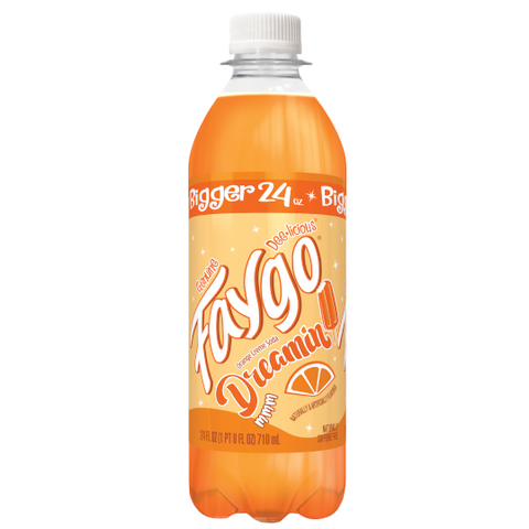 Faygo Soft Drink - Dreamin Orange Cream (24 x 710ml) (Can Dep) - Quecan