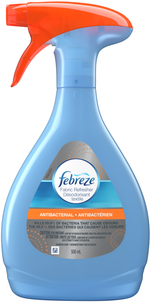 FEBREZE Spray 500 ml pour textiles, élimine les odeurs persistantes,  désinfectant