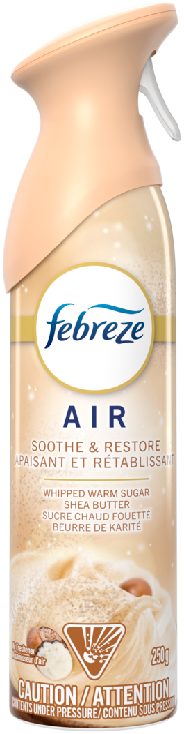 Febreze Air Soothe & Restore Whipped Warm Sugar Shea Butter Air Refresher (250 g) - Quecan