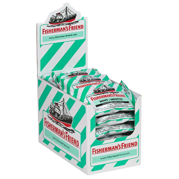 Fisherman's Friend   Lozenge Cough Drops - Mint (8 x 22ct)