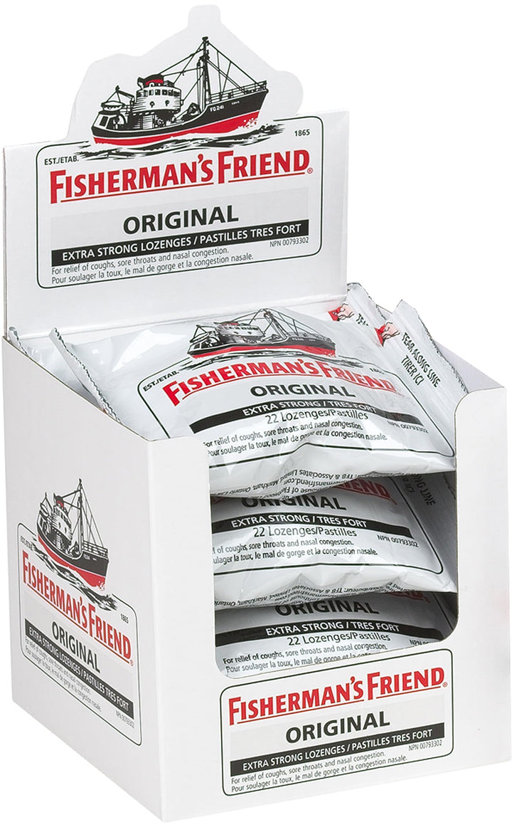 Fisherman's Friend Lozenge Cough Drops - Original (8 x 22ct)