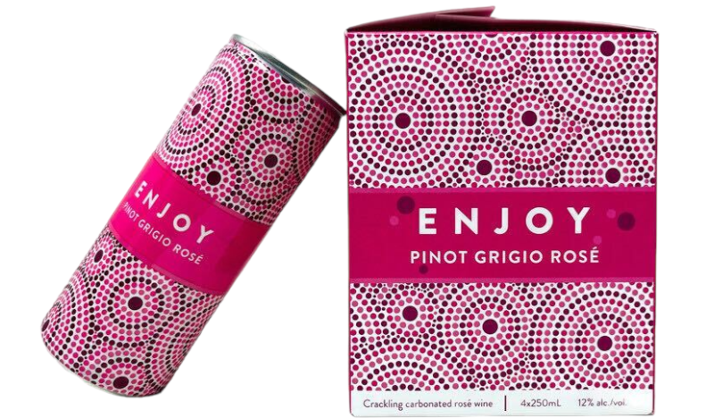 Enjoy Pinot Grigio Rose (24x250ml) - Quecan