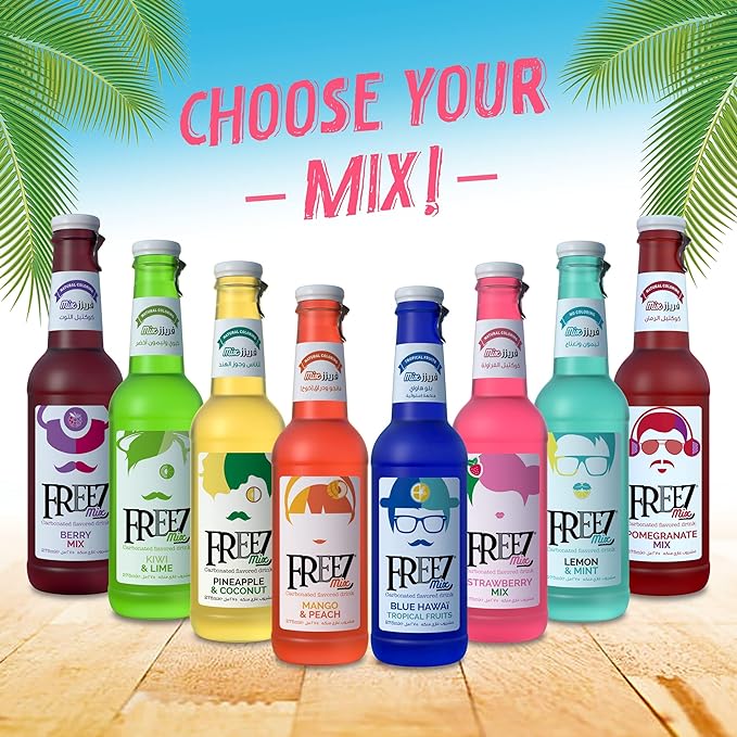 Freez Mix Flavoured Drink - 24x275ml (Can Dep) - Quecan