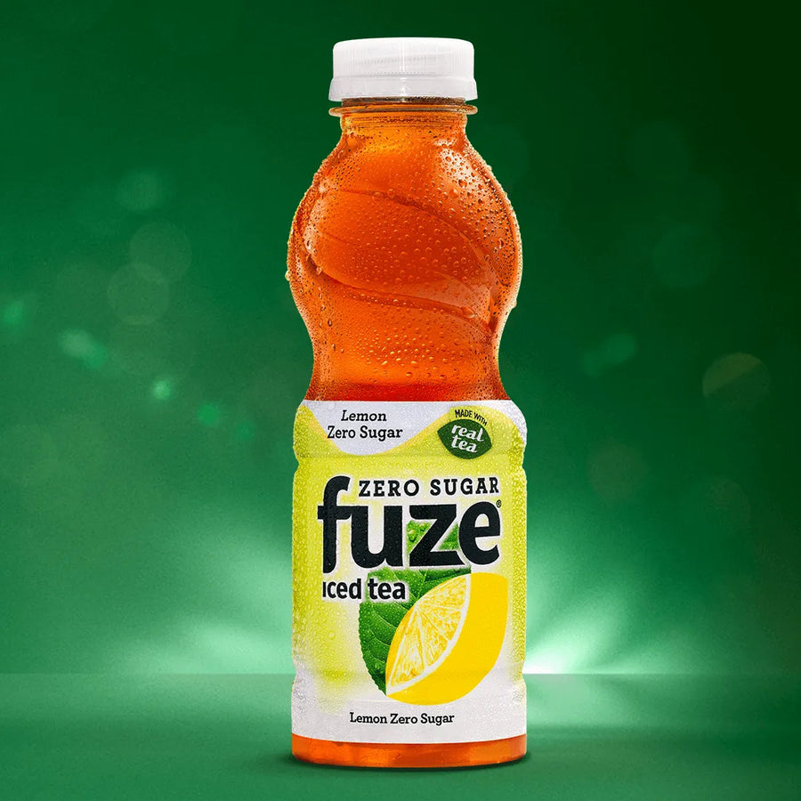 Fuze Iced Tea Zero Sugar Lemon (12 x 500mL) (Can Dep.) - Quecan