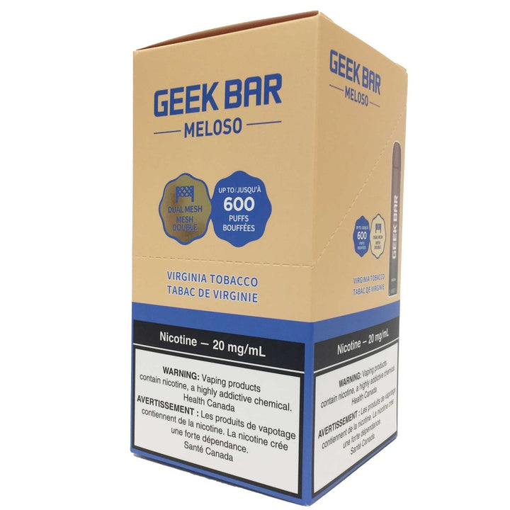 Geek Bar MELOSO Disposable Device 600 Puffs QC Compliant - Single (20mg/ml) - Quecan