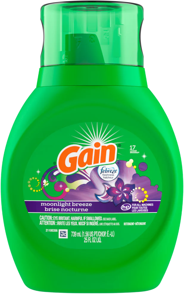 Gain Detergent 17 Loads (739 ML) - Quecan