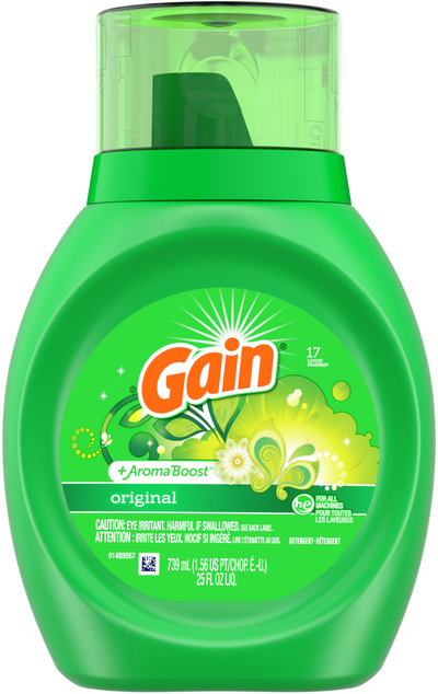 Gain Original Detergent 17 Loads 739mL - Quecan
