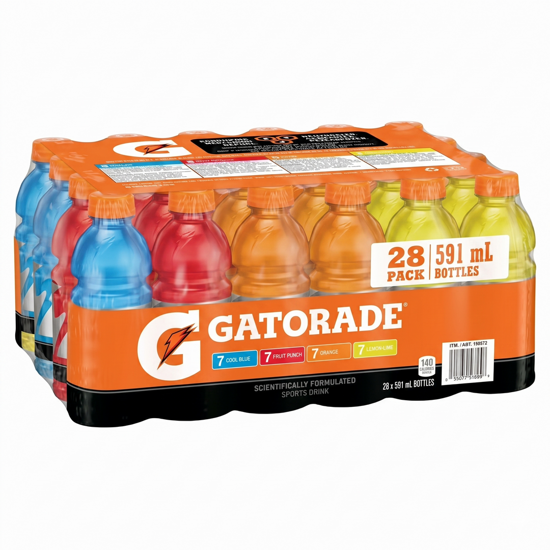 Gatorade Sports Drink Variety Pack (28 x 591mL) (Eco Fee) - Quecan