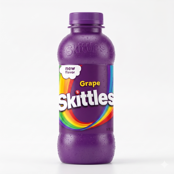 Skittles Candy Drinks (12 x 414 ml) (Can Dep) - Quecan