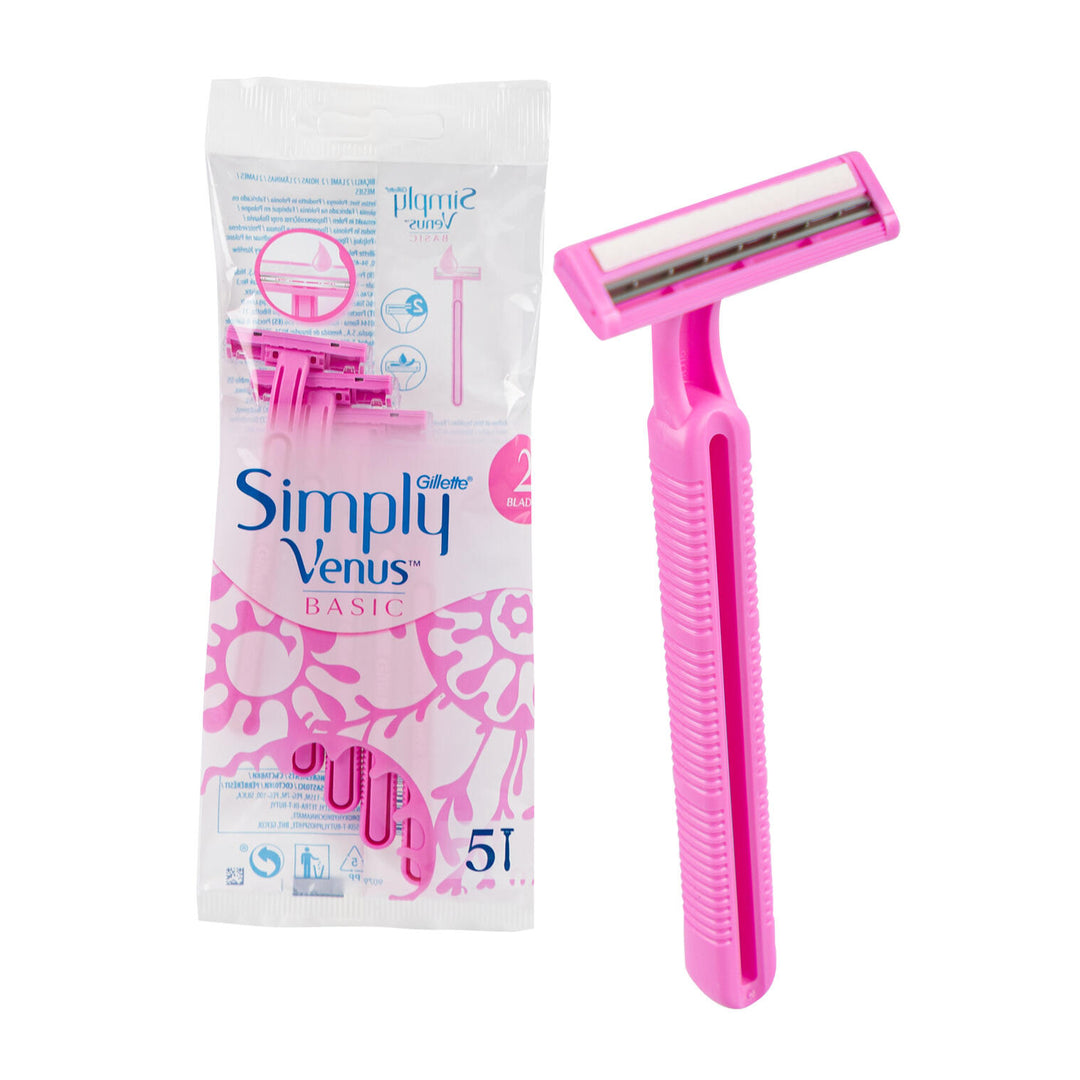 Gillette Simply Venus Razor ( 5 Pack ) - Quecan