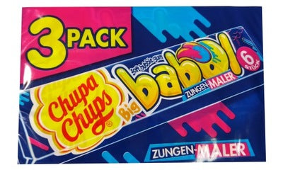 Chupa Chups Babol Soft Bubble Gum (3 Pack of 6 Pieces) - Quecan