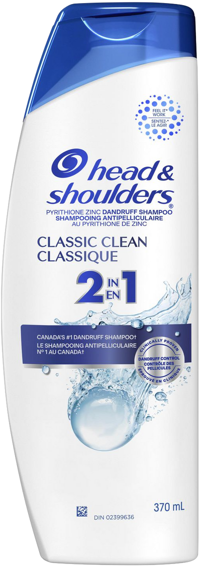 Head & Shoulders Classic Clean 2 in 1 Shampoo 370 ml - Quecan