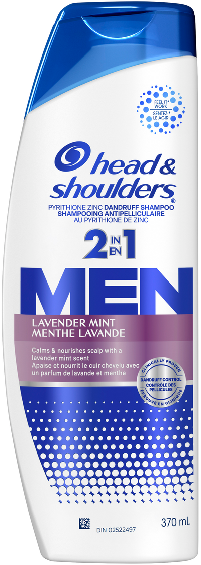 Head & Shoulders Men Lavender Mint 2 in 1  Shampoo 370 ml - Quecan