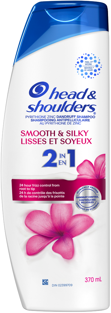 Head & Shoulders Smooth and Silky 2in1 Shampoo 370 ml - Quecan