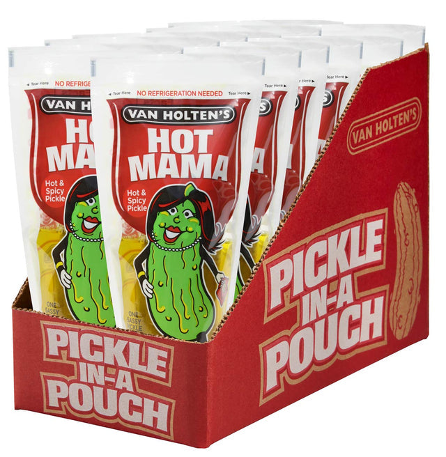 Van Holten's Pickle-in-a-Pouch (Box of 12 Pouches) - Quecan