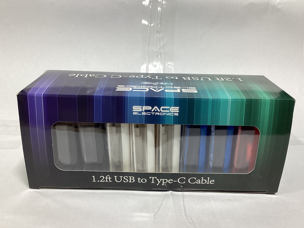 Space Electronics 1.2 Ft USB to Type C Cable (Box of 10) - Quecan