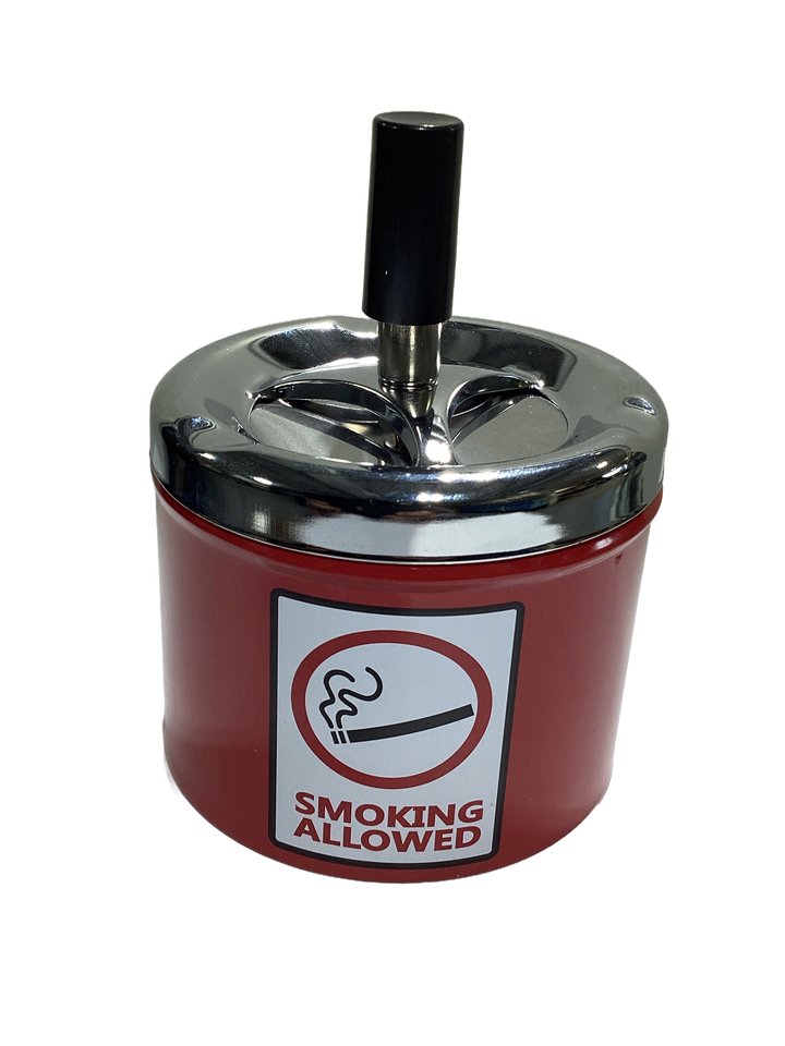 Metal Spinning Top Ashtray (7x9 cm) - Quecan