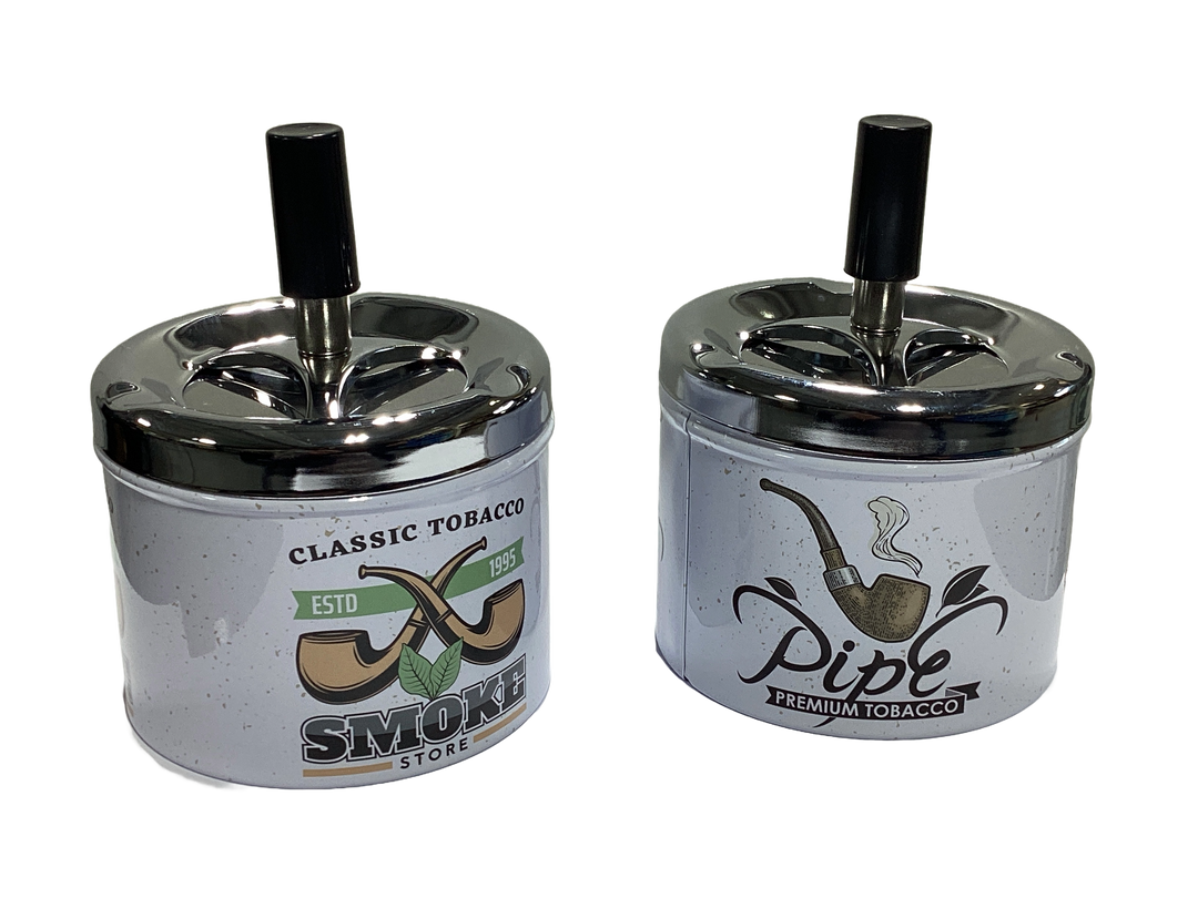 Metal Spinning Top Ashtray (7x9 cm) - Quecan