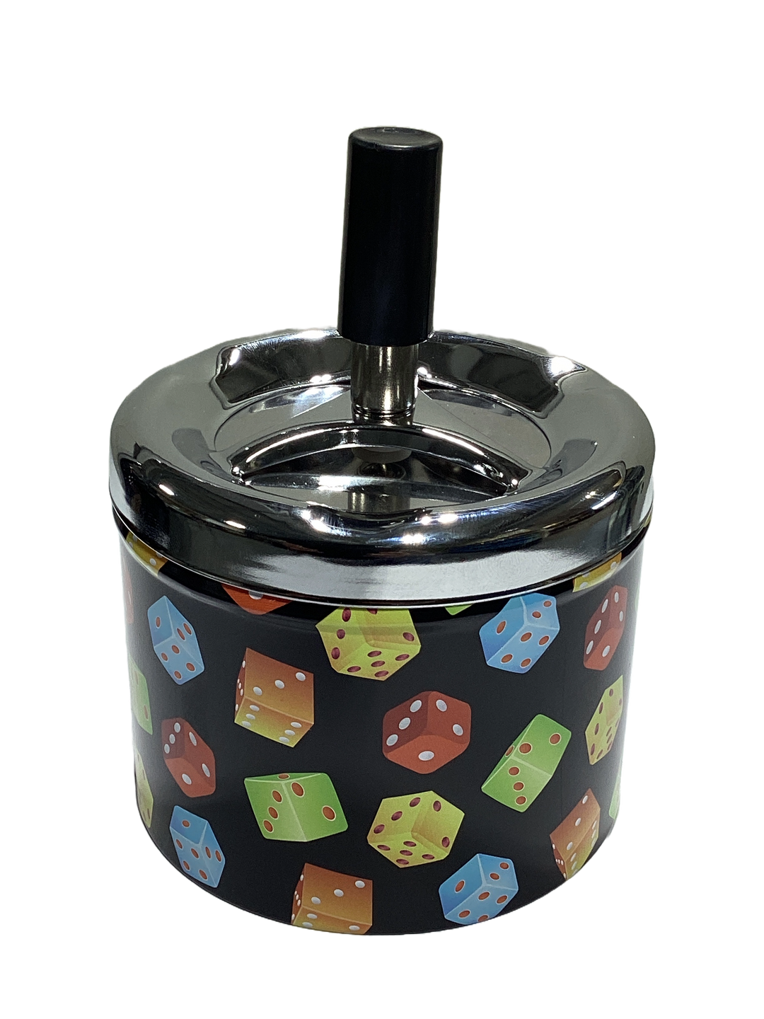 Metal Spinning Top Ashtray (7x9 cm) - Quecan