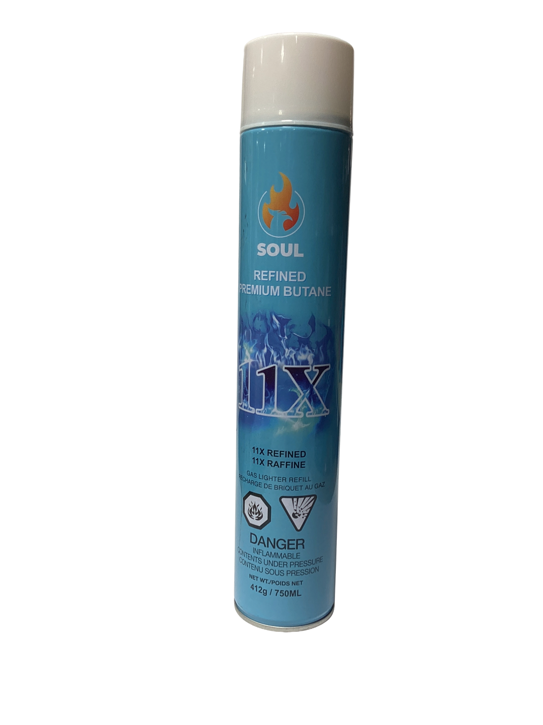 SOUL 11X Refined Premium Butane 750ML (Box of 12)