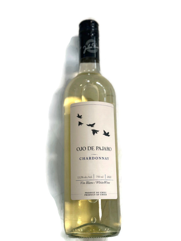 WINE OJO DE PAJARO CHARDONNAY (750ml) | Quecan Distribution